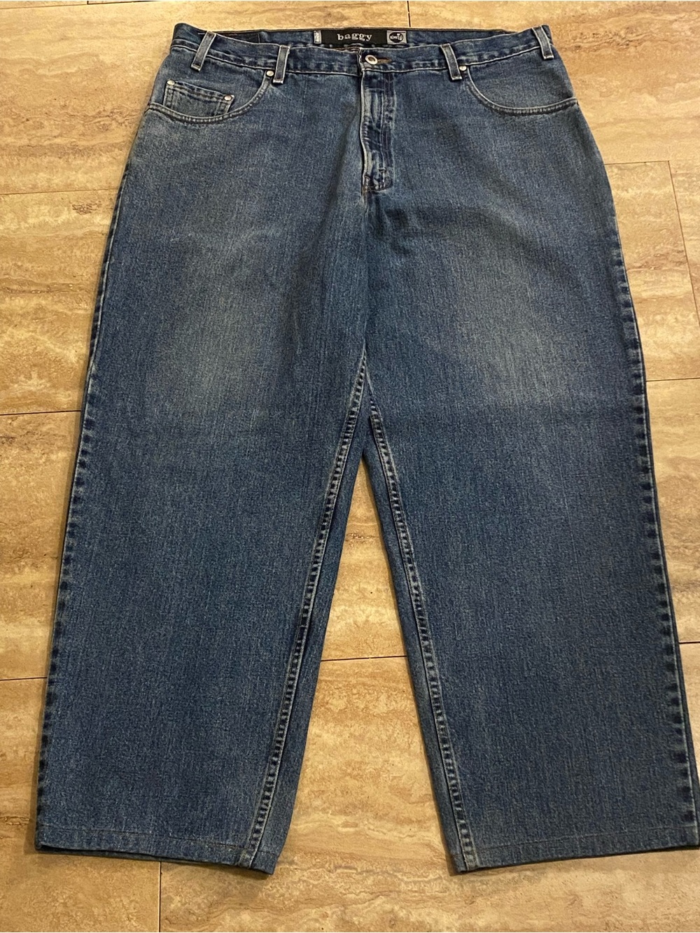 Vintage Levi’s Silver Tab Baggy Y2K Blue Denim Men's Jeans 38x31 Loose Fit USA